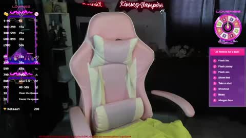 Snapshot of kimmy_vampire666 chatting on July 3, 2026, 6:25 pm Kim online show from July 3, 2026, 6:25 pm