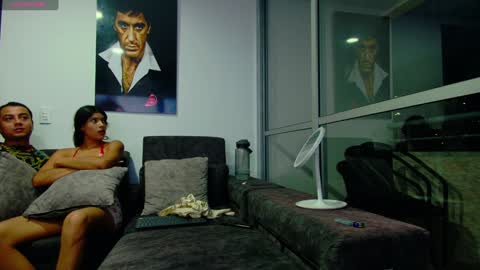 Snapshot of latin_couple77 chatting on January 21, 2025, 10:52 am Sara y Andy online show from January 21, 2025, 10:52 am