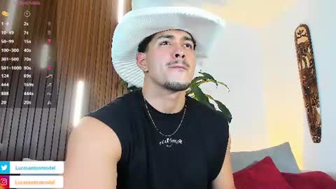 Snapshot of lucasanto_ chatting on July 17, 2026, 4:52 am LUCA SANTOS online show from July 17, 2026, 4:52 am