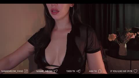 Snapshot of mamiemeow chatting on June 6, 2026, 5:23 am Your Miss Alice online show from June 6, 2026, 5:23 am