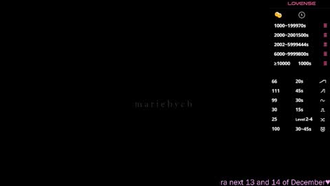 Maria  online show from December 2, 2025, 12:54 pm