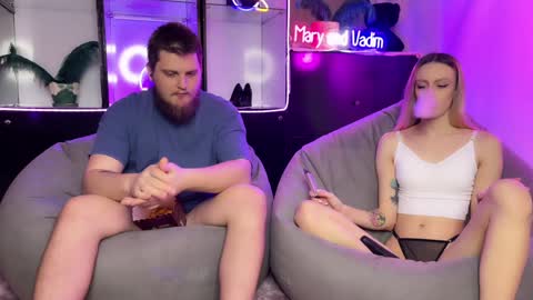 Snapshot of mary_and_vadim chatting on January 10, 2025, 10:50 am Maria and Vadim online show from January 10, 2025, 10:50 am