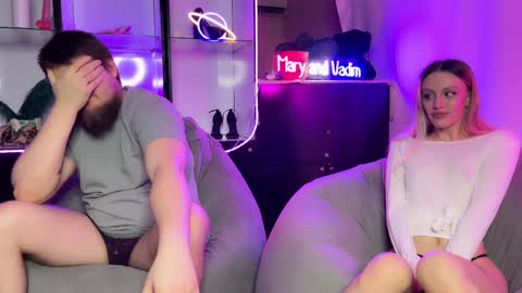 Snapshot of mary_and_vadim chatting on February 16, 2025, 2:31 am Maria and Vadim online show from February 16, 2025, 2:31 am