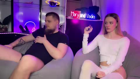 Snapshot of mary_and_vadim chatting on March 6, 2025, 9:09 pm Maria and Vadim online show from March 6, 2025, 9:09 pm