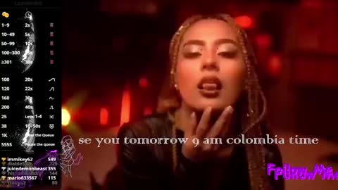 Megan online show from February 23, 2025, 2:40 am