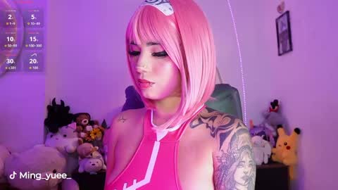 Snapshot of ming_yue_ chatting on May 14, 2026, 5:36 am My name is Fer Nice to meet you give it a thumbs up please its important online show from May 14, 2026, 5:36 am