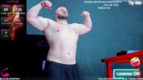 Snapshot of muscularjohnforu chatting on April 30, 2026, 7:25 am click icon for peach online show from April 30, 2026, 7:25 am