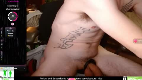 Nick Pleasure Nice online show from January 8, 2026, 12:57 am