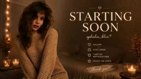 ophelia blue online show from July 21, 2026, 11:34 am