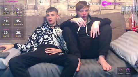 Max tall dark-haired guy with tattoos and Phil blond-haired online show from March 27, 2026, 1:22 am