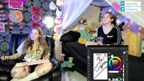 ArtsyHeartsyy online show from January 30, 2025, 5:30 am