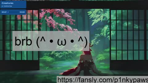 Snapshot of pinkypaws chatting on May 23, 2026, 9:41 pm miko online show from May 23, 2026, 9:41 pm