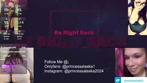 Snapshot of princessalaska1 chatting on January 24, 2025, 1:03 pm PrincessAlaska online show from January 24, 2025, 1:03 pm