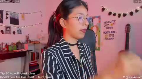 Snapshot of reoko_ chatting on July 9, 2026, 8:57 pm Reoko online show from July 9, 2026, 8:57 pm