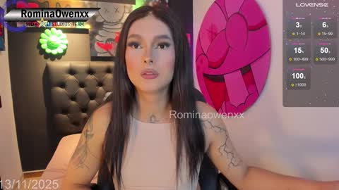 ROMINA OWEN online show from November 13, 2025, 8:02 am