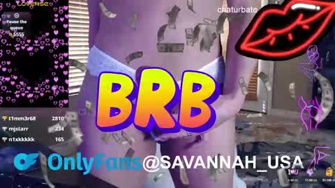 Onlyfans Savannah usa online show from January 30, 2025, 8:31 pm