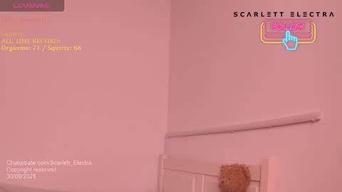 SCARLETT ELECTRA  -  online show from September 30, 2025, 4:12 pm