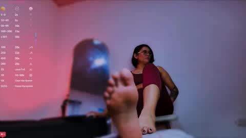 Snapshot of scarlettredsins chatting on February 16, 2026, 6:15 pm Danna online show from February 16, 2026, 6:15 pm