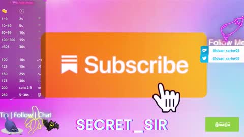 Dean Carter online show from September 17, 2025, 10:33 pm