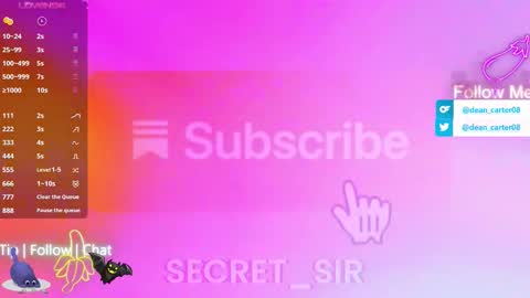 Dean Carter online show from November 30, 2025, 11:53 pm