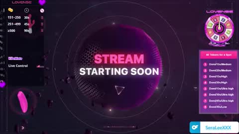 SeraLeeXXX online show from November 30, 2025, 6:45 pm