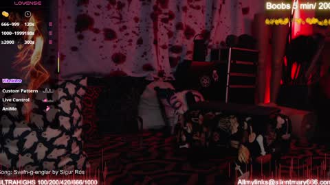 Allmylinkssilentmary666 online show from October 10, 2025, 10:36 am