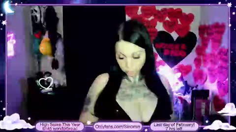 Snapshot of sinominx chatting on March 1, 2025, 1:00 am Sinomin online show from March 1, 2025, 1:00 am