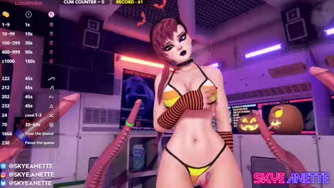 SkyeAnette online show from October 10, 2025, 1:26 am