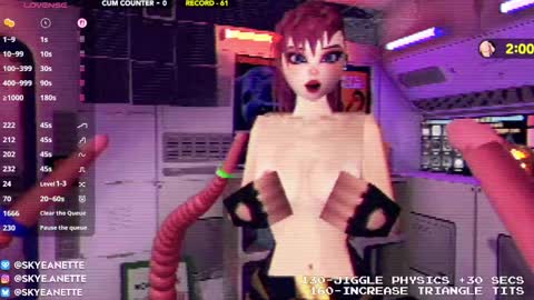 SkyeAnette online show from October 12, 2025, 1:15 am