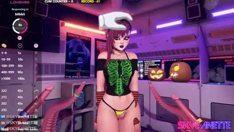 SkyeAnette online show from October 20, 2025, 1:17 am