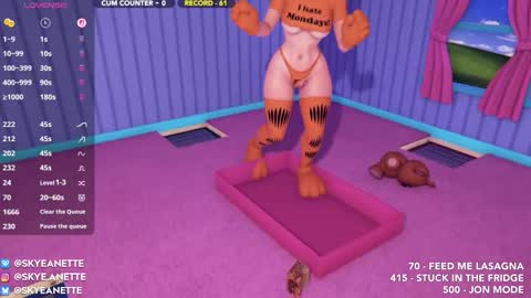 SkyeAnette online show from October 26, 2025, 1:11 am