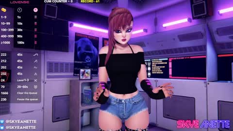 Snapshot of skyeanette chatting on June 7, 2026, 1:10 am SkyeAnette online show from June 7, 2026, 1:10 am