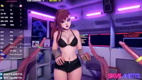 SkyeAnette online show from July 27, 2026, 1:23 am