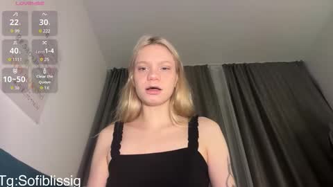 Snapshot of sof1bl1ss chatting on February 19, 2026, 6:59 pm Sofi online show from February 19, 2026, 6:59 pm