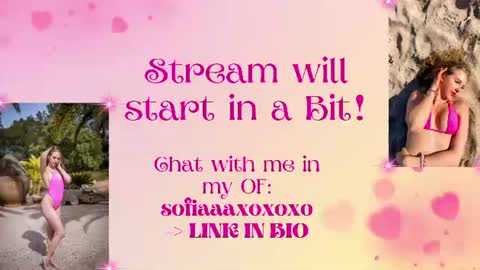 Snapshot of sofiaaaxoxoxo chatting on June 14, 2026, 7:54 am Sofia online show from June 14, 2026, 7:54 am