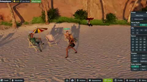 Extasy online show from March 4, 2026, 7:25 am