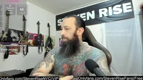 StevenRiseNYC online show from March 1, 2025, 7:37 pm