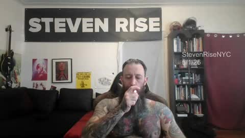Snapshot of stevenrisenyc chatting on May 1, 2026, 6:34 pm StevenRiseNYC online show from May 1, 2026, 6:34 pm