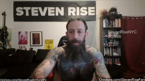 Snapshot of stevenrisenyc chatting on May 23, 2026, 12:53 pm StevenRiseNYC online show from May 23, 2026, 12:53 pm