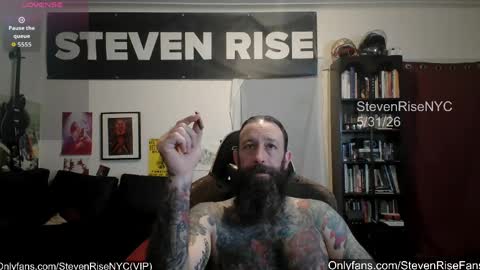 Snapshot of stevenrisenyc chatting on June 2, 2026, 12:12 am StevenRiseNYC online show from June 2, 2026, 12:12 am