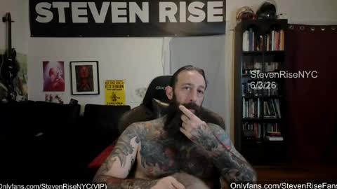 Snapshot of stevenrisenyc chatting on June 3, 2026, 2:33 pm StevenRiseNYC online show from June 3, 2026, 2:33 pm