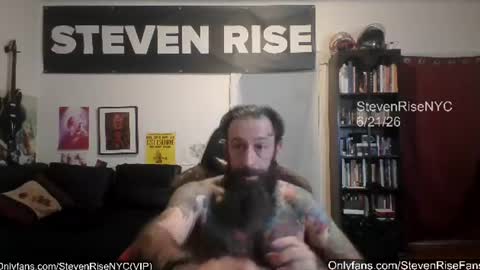 Snapshot of stevenrisenyc chatting on June 21, 2026, 10:51 am StevenRiseNYC online show from June 21, 2026, 10:51 am