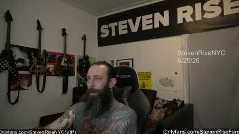 Snapshot of stevenrisenyc chatting on June 26, 2026, 12:59 am StevenRiseNYC online show from June 26, 2026, 12:59 am