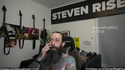 Snapshot of stevenrisenyc chatting on June 27, 2026, 6:46 pm StevenRiseNYC online show from June 27, 2026, 6:46 pm