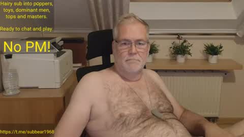 subbear1968 online show from June 19, 2026, 8:34 pm