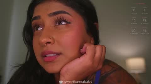 Snapshot of sweetkarmababy chatting on June 25, 2026, 8:13 pm Karma Sutra sweetkarmababy online show from June 25, 2026, 8:13 pm