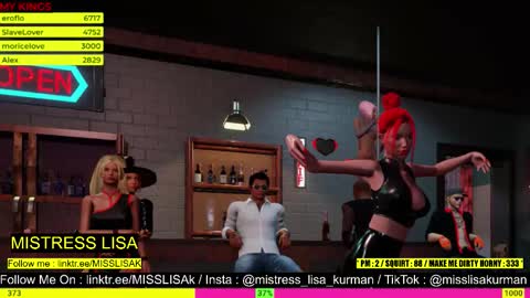  MISTRESS LISA  FIRST 3DXCHAT CAMGIRL   3dxchat anime gaming mistress domina online show from October 25, 2025, 11:21 pm