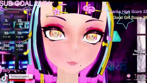 Snapshot of tadakonyanko chatting on November 14, 2025, 4:33 am Tadako Nyanko online show from November 14, 2025, 4:33 am