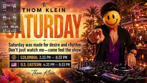Snapshot of thomklein chatting on June 13, 2026, 7:01 pm Thom Klein online show from June 13, 2026, 7:01 pm