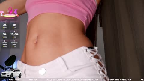 unicorngirl25 online show from September 15, 2025, 8:36 am